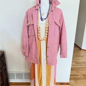 Elegant Pink Women's Blazer